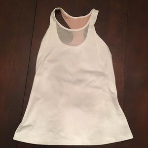 Lululemon White Work out top